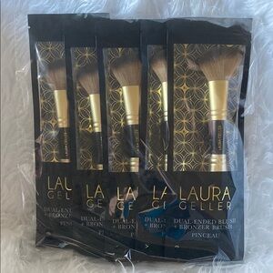 Laura Geller Dual-Ended Blush + Bronzer Brush Set